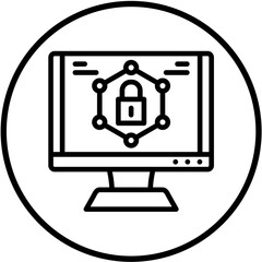 Vector Design Private Network Icon Style