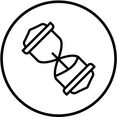Vector Design Hourglass Icon Style
