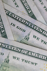 American paper money dollars in denominations of 100