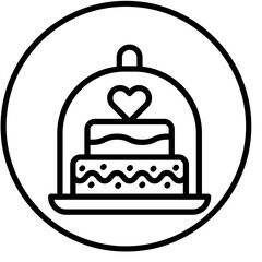 Vector Design Cake Dome Icon Style