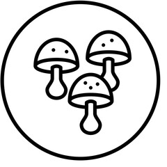 Vector Design Mushroom Icon Style
