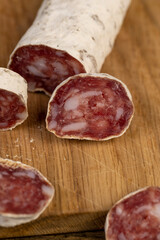 a delicacy made of pork and white mold to give a specific taste to meat