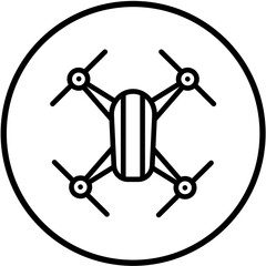 Vector Design Drone Icon Style
