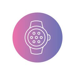 Smartwatch icon vector stock illustration
