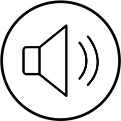 Vector Design Speaker Icon Style