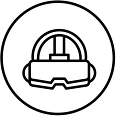 Vector Design Vr Game Icon Style