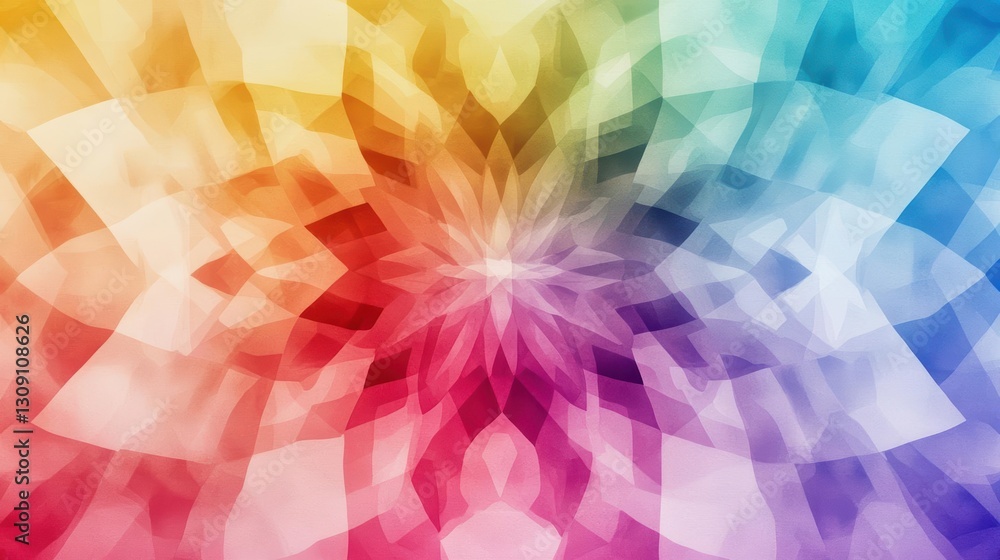 Poster vibrant colorful abstract background with intricate patterns and dynamic fluid shapes evoking energy