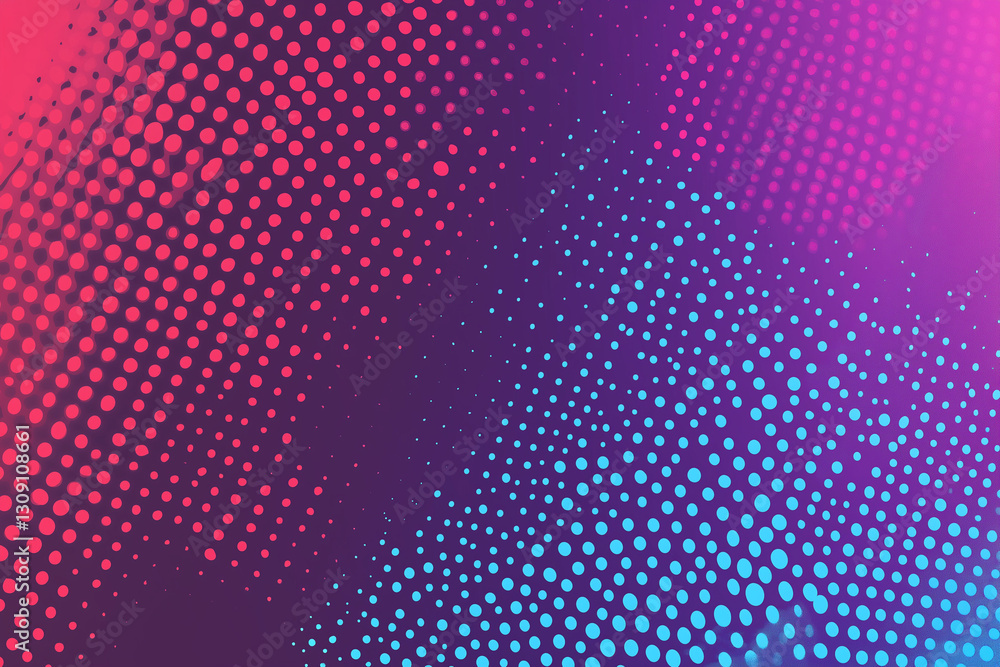 Poster halftone horizontal gradient pattern background
