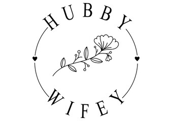 Mr and Mrs Wedding Vector