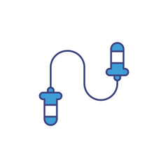 Hand Grip rope icon vector stock illustration