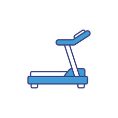 Treadmill Interface icon vector stock illustration