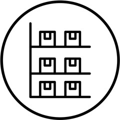 Inventory Vector Design Icon Style