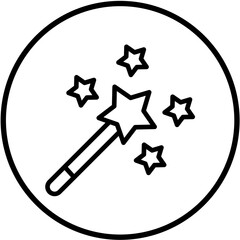 Obraz premium Magic Vector Design Icon Style