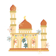 illustration of a mosque