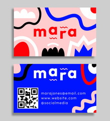 Business card template