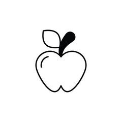 Apple  icon vector stock illustration