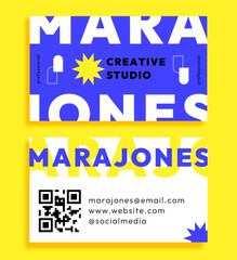 Business card template