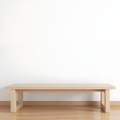 Fototapeta premium wooden table and chair
