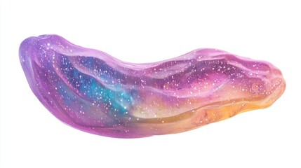 Fototapeta premium Generic Serene Starry Moment Pastel Vibrant Night Comet