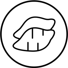 Sweet Potato Vector Design Icon Style