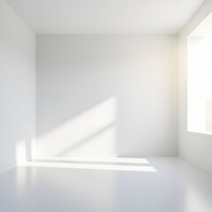 Fototapeta premium empty white room