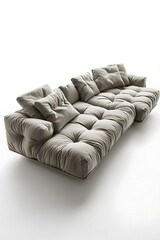 Fototapeta premium A couch with pillows on it