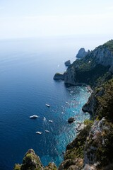 Capri, Italy, sea, rock, beach, island