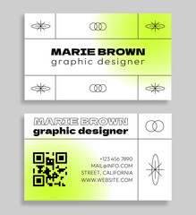 Business card template