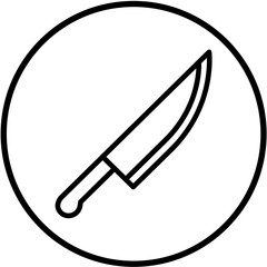 Vector Design Knife Icon Style