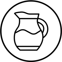 Vector Design Water Jar Icon Style