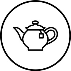 Vector Design Teapot Icon Style