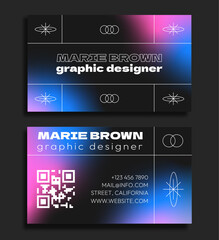 Business card template