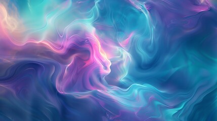 Fototapeta premium An abstract background with swirling, vibrant colors of blue, purple, and pink.