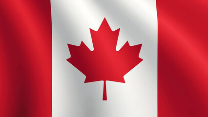 canada celebrates national holiday vibrant flag iconic maple leaf design vector illustration