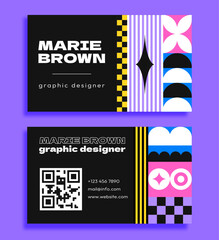 Business card template