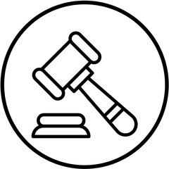 Vector Design Auction Icon Style