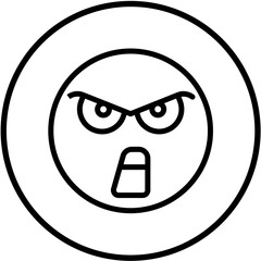 Vector Design Mad Icon Style