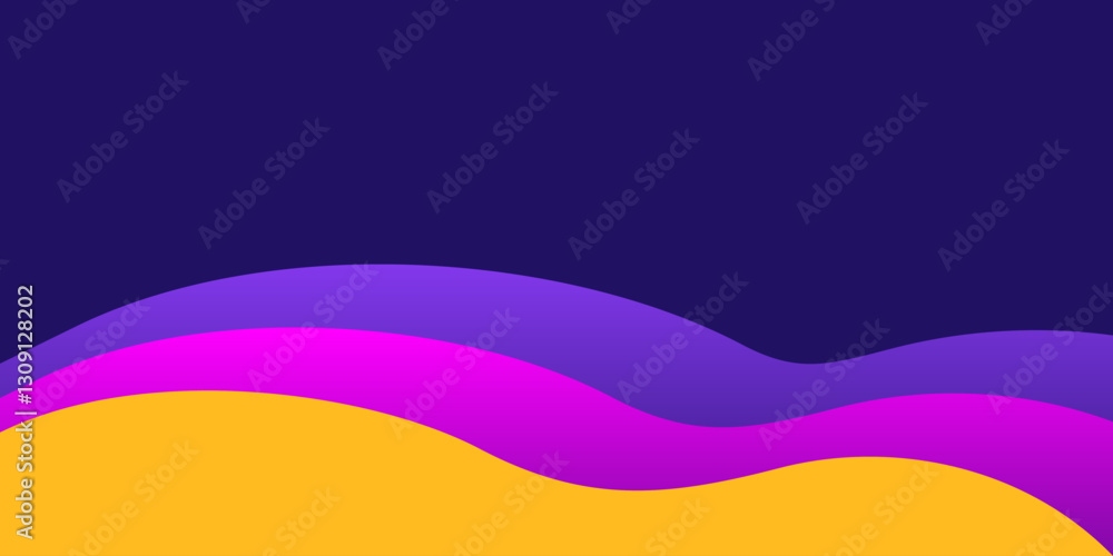Poster decorative abstract shape background vector design.