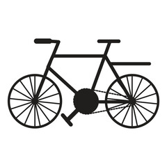 vintage bicycle vector illustration