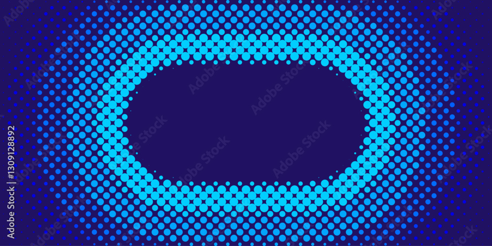 Poster background vector design with halftone effect. abstract structured dots combination.