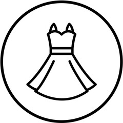 Vector Design Dress Icon Style