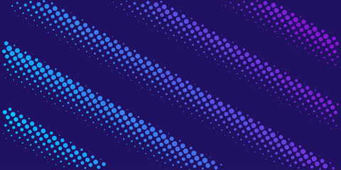 Background vector design with halftone effect. Abstract gradient round dots.