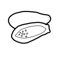 fruit food nature plant papaya sweet summer
