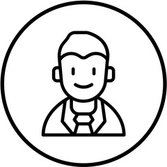 Vector Design Character Male Icon Style