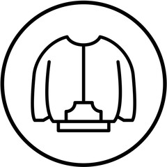 Vector Design Winter Coat Icon Style