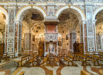 
Palermo, Italy - a Unesco World Heritage and one of the most beautiful churches in Italy, Casa Professa (Church of the Gesù) is one of the highlights of Palermo 
