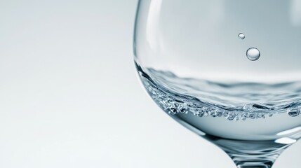 Food Water Moment Droplet Glass Single Plain Radiant