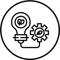Vector Design Sustainable Energy Icon Style