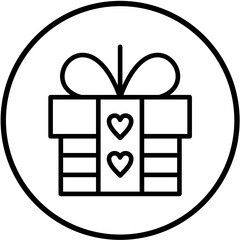 Fototapeta premium Vector Design Gift Box Icon Style