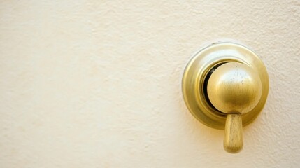 Turning the door handle home interior close-up minimalist detail